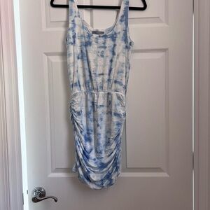 Tart Blue and White Mini Dress